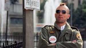 Robert De Niro as Travis Bickle in “Taxi Driver”
