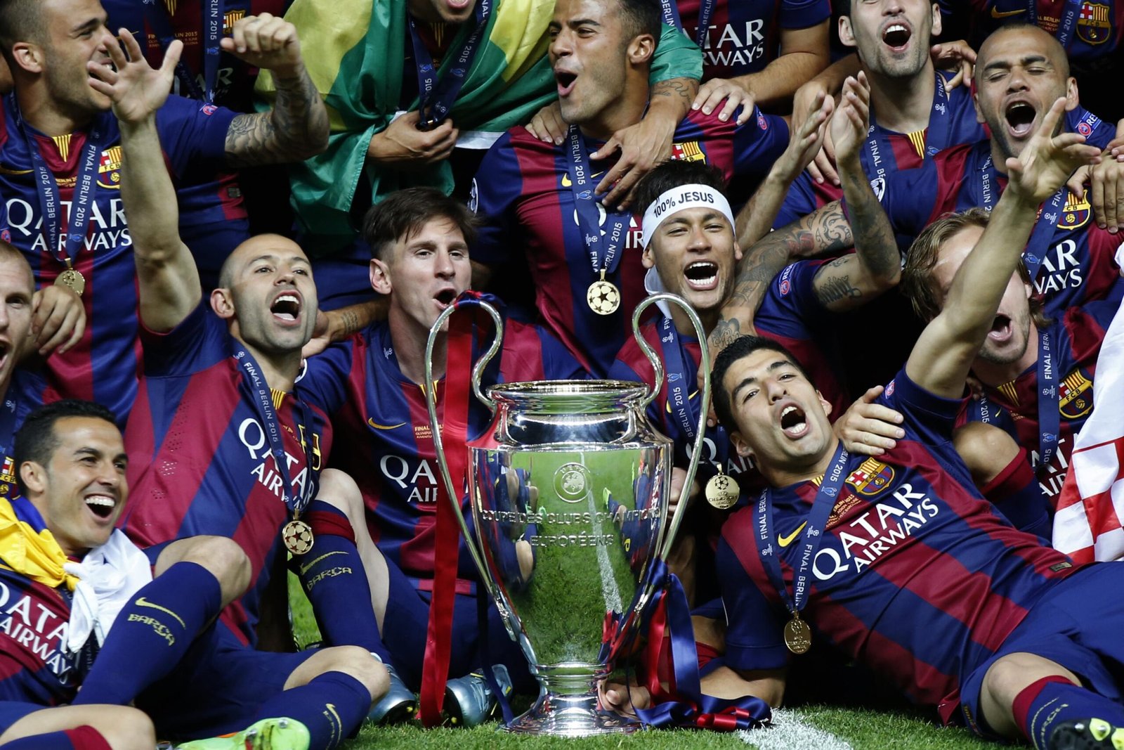 MSN lead Barcelona to their 5th Champions League Trophy