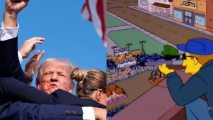 Donald Trump shooting (The Simpsons and Real Life)